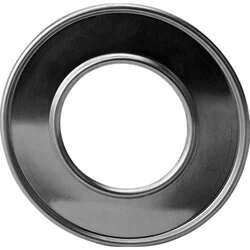 Finale Uitverkoop Burgerhout aluminium rozet 80