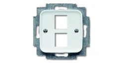 Busch-Jaeger Allweather44, Reflex SI centraalplaat 2x Modular-Jack 216000-2/216005-4 R-alpin Dagaanbieding