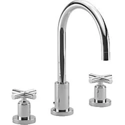 Dornbracht Tara 3-gats wastafelkraan met waste sprong 165mm chroom Uitverkoop