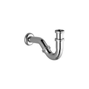 Dornbracht Divers bidet buissifon met muurbuis en met rozet platina 5/4" Nu Kopen
