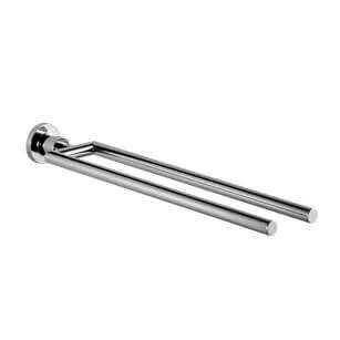 Dornbracht Tara 2-lids handdoekhouder vast (platina) Beperkt Aanbod