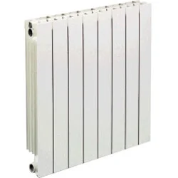 Hete Deal DRL VIP horizontale aluminium radiator met 3 elementen RAL 9010