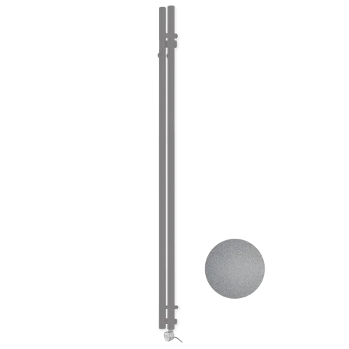 Speciale Aanbieding DRL E-Comfort Tubo Hook elektrische radiator met digitaal display (Gemeleerd grijs)