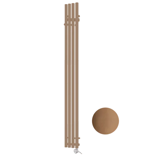 Betaalbaar DRL E-Comfort Tubo Hook elektrische radiator met digitaal display (Metallic terra)