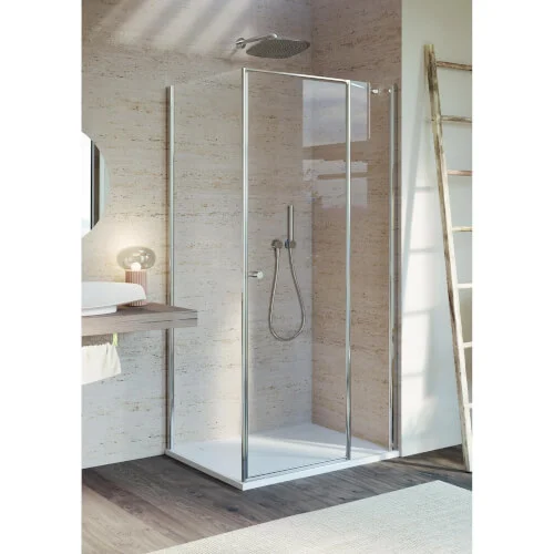 Populair Duka Multi-S 4000 1-delige draaideur voor zijwand, vast deel, uitvoering R, helder glas ProCare