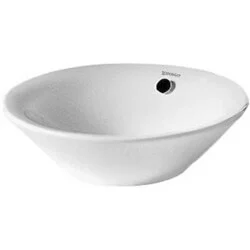 Duravit Starck 1 opzetkom rond wit wondergliss (53 x 53 cm) Exclusieve Aanbieding