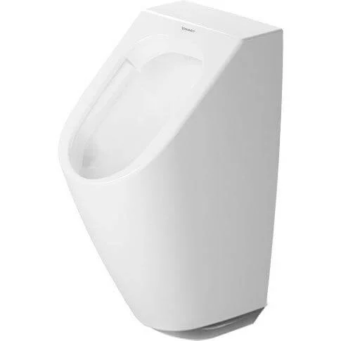 Weekendaanbieding Duravit Starck Me urinoir Rimless elektronisch met batterij, zonder vlieg inclusief complete sturing en bevestiging wit 30x35cm