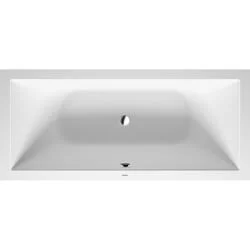 Duravit DuraSquare duobad DuraSolid A rechthoekig met frame voor inbouw met 2 rugsteunen wit 180x80x46cm Dagaanbieding