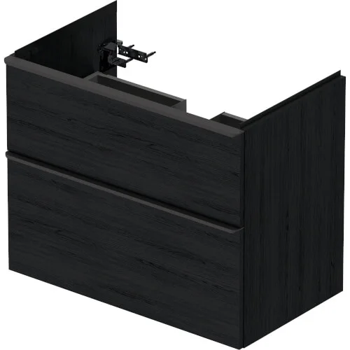 Duravit D-neo wastafelonderbouwkast hangend eiken zwart (784 x 625 x 452 mm) Laatste Versie
