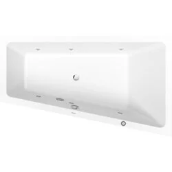 Nu Kopen Duravit No.1 whirlpool wit met rugsteun rechts
