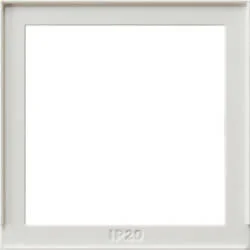 Gira TX_44 overgangsplaat (IP 20) zuiver wit Betrouwbaar
