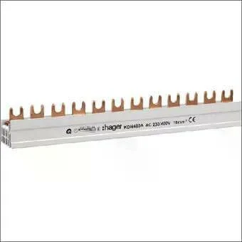 Hager kamrail vork 3x 3P+N 16mm‚ 4P 12 modulen Gereduceerde Prijs