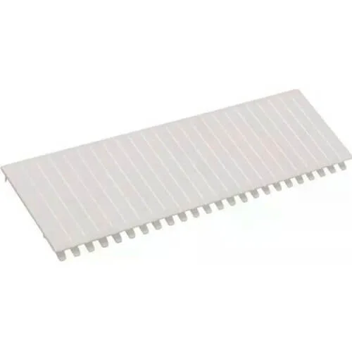 Korting Hager blindplaat afdekstrook WIT/WIT tbv groepenkast sleuf S35S