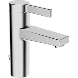 Seizoensaanbieding Hansa Hansaloft 1-gats wastafelkraan met waste, met vaste uitloop 11.4cm met flexibele aansluitslang 3/8" chroom