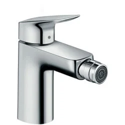 Aanbieding Hansgrohe Logis 1-greeps bidetmengkraan 100 met PopUp trekwaste