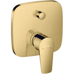 Hansgrohe Talis E 1-greeps badmengkraan afbouwdeel met zekerheidscombinatie Dagaanbieding