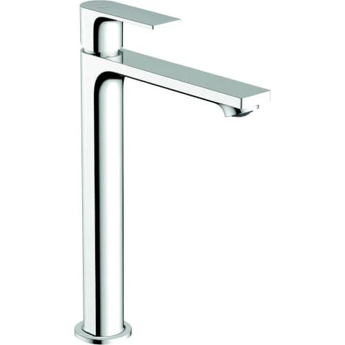 Hansgrohe Rebris S 1-greeps wastafelmengkraan 240 CoolStart EcoSmart+ voor waskommen met trekwaste, afwerking hoekig Aanbieding