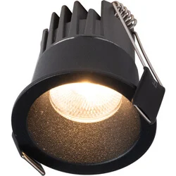 Bestel Nu Häsler Led Canco inbouwspot Warm wit. Geen externe driver nodig. direct aan netstroom Kleur afwerking Zwart