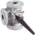 Honeywell Home 3-wegmengkraan, flens PN6, DN125, rechte doorgang Premium
