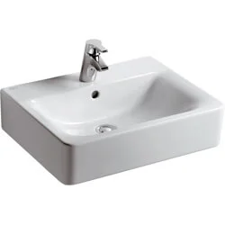 Lage Kosten Ideal Standard Connect Cube wastafel (55 x 46 cm) wit