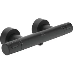 Ideal Standard Ceratherm T25 douchethermostaat HOH = 15 cm Silk Black Goedkoop