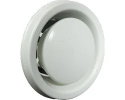 Koopje Itho Daalderop metalen afzuigventiel RAL 9010 - wit MLV 125-W