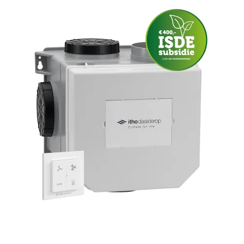 Itho Daalderop ventilatiepakket CVE-S PAK SE RFT-N Auto bediening met eurostekker 375 m3/h Merkproduct