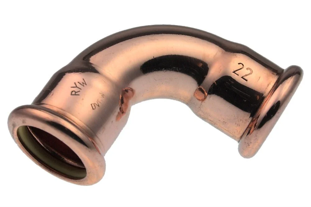 Beste Prijs VSH Xpress gas knie 22 x 22 koper 90°