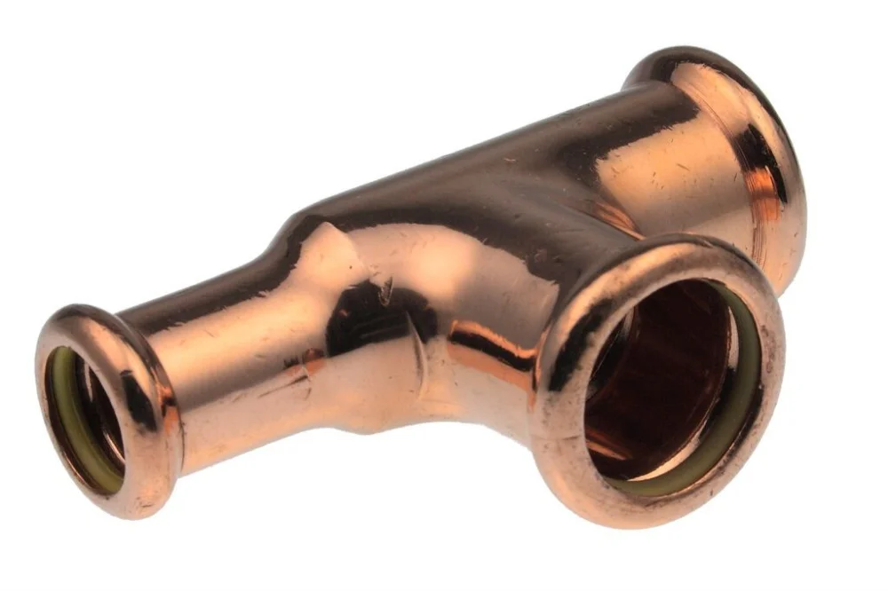 VSH Xpress gas t-stuk 35 x 22 x 35 koper Rechtstreeks Van De Fabrikant