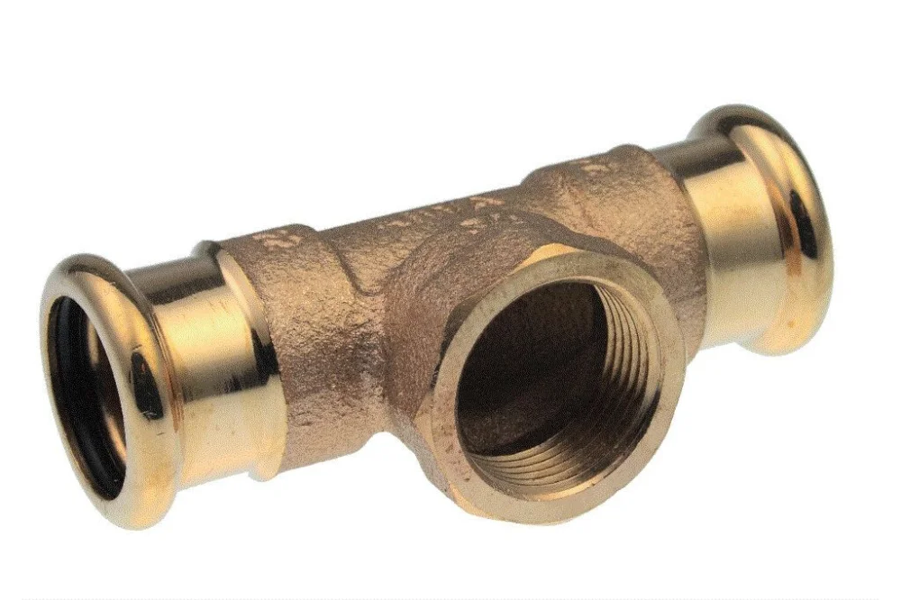 VSH Xpress t-stuk binnendraad 28 x 3/4" x 28 messing Actieprijs