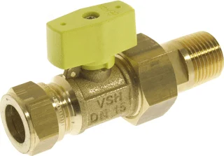 Speciale Aanbieding VSH gaskraan 22 x 1/2" Vleugelbediend Recht