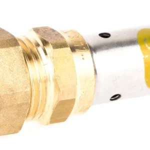 Henco gas rechte koppeling knel 22 x 20 Messing Gereduceerde Prijs