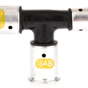Flitsaanbieding Henco pers gas t-stuk 26 x 26 x 16 Kunststof