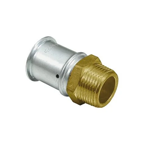 Multitubo puntstuk 16 x 1/2" messing Nieuw