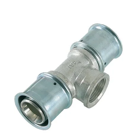 Multitubo t-stuk binnendraad 25 x 3/4" x 25 messing vertind Bestseller