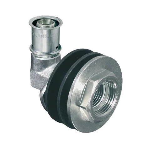 Aanbieding Multitubo wanddoorvoer 16 x 1/2" messing vertind