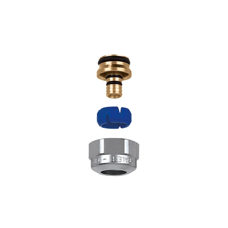 Snelle Levering Caleffi Darcal wartel uitw. 14 - 16 messing verchroomd inw. 10.5 - 11 23 P.1,5