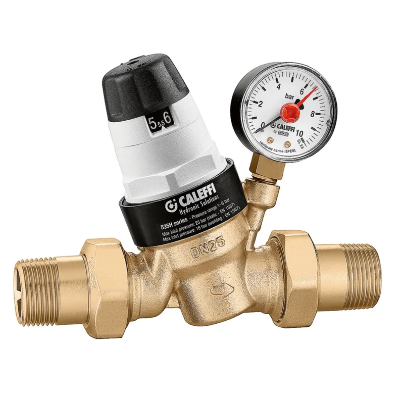 Caleffi reduceerventiel 3/4" x 3/4" manometer Voordeelprijs