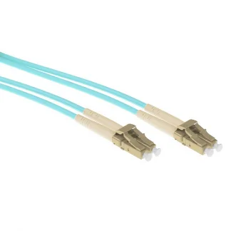 Glasvezelkabel OM3 - LC/LC - 0.5 meter (Duplex, 50/125μm, UPC, Metalen beschermlaag) Alleen Vandaag