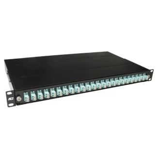 Betrouwbaar Glasvezel patchpaneel OM3 (LC, Duplex, 19 inch, 1U)