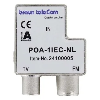 Coax splitter - Braun Telecom (TV/Radio) Merkproduct