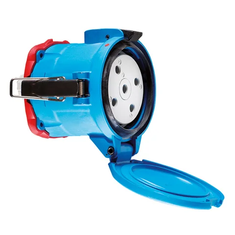 Merkproduct Marechal - 3194013 - Decontactor DS9 Contactdoos Poly Blauw Size.5 IP66/67/69 3P+A 150A 440V AC - 83400034