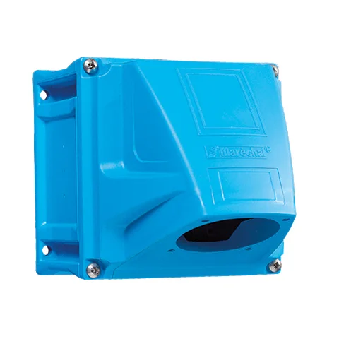 Uitverkoop Marechal - 513C7000 - Wanddoos Poly Blauw Size.3 +Hoekstuk Gebogen 70gr - 83400072