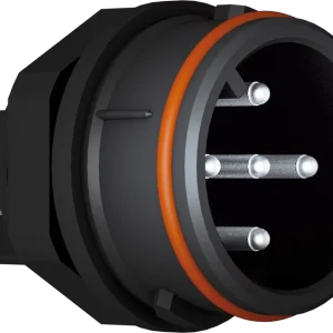Marechal - 01E8007 - PNC Steker Poly Zwart IP66/67/69 5C 16A 480V - 83400237 Hoge Kwaliteit