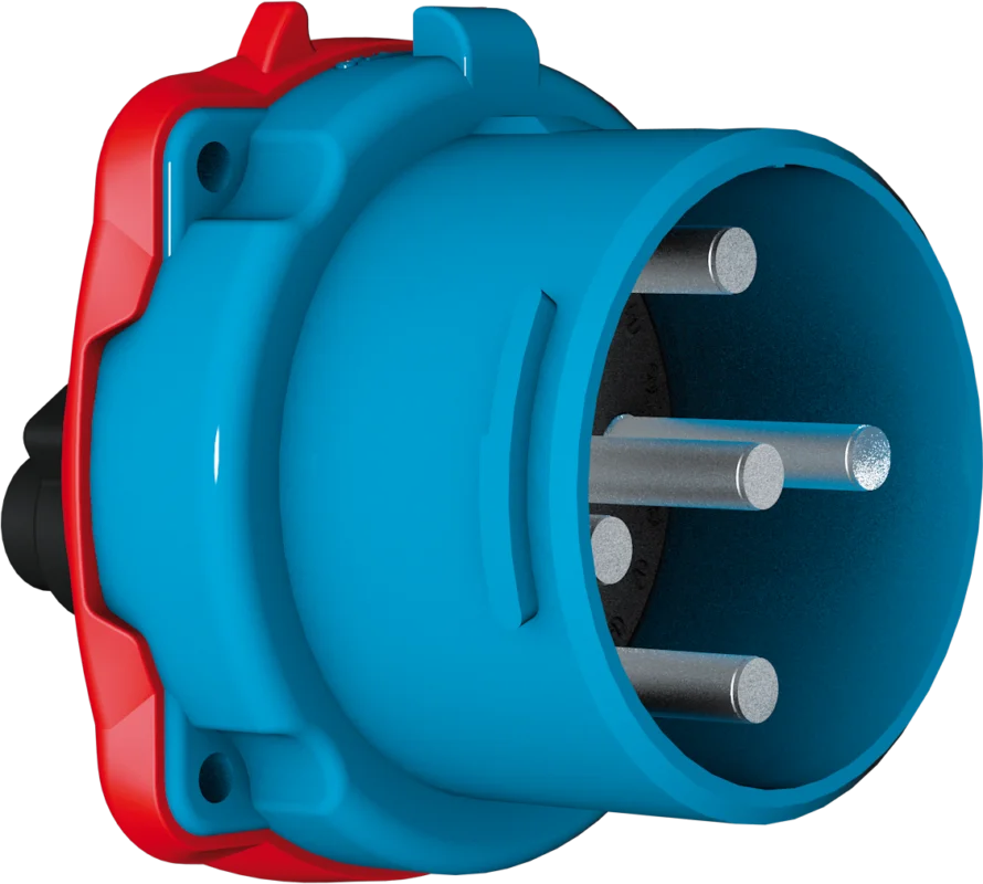Alleen Vandaag Marechal - 3168013972 - Decontactor DS6 Steker Poly Blauw Size.4 IP66/67 3P+A 90A 440V AC +2Hulpcontacten - 83400521