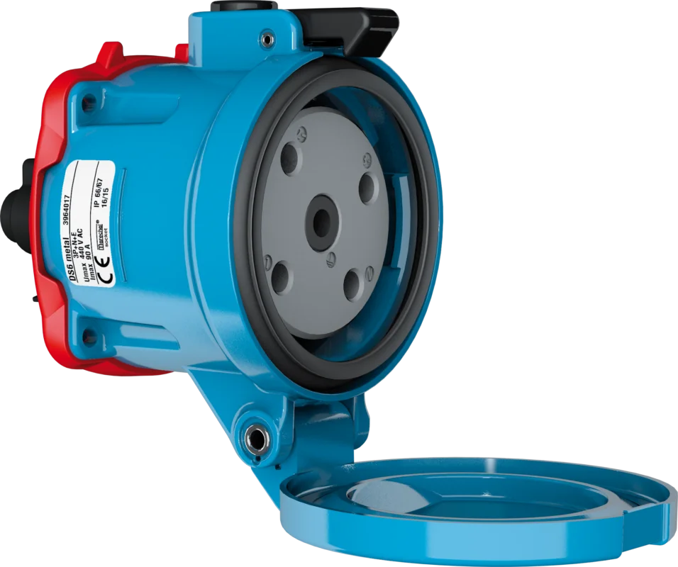 Favoriet Marechal - 3964017 - Decontactor DS6 Contactdoos Metaal Blauw Size.4 IP66/67 3P+N+A 90A 440V AC - 83400549