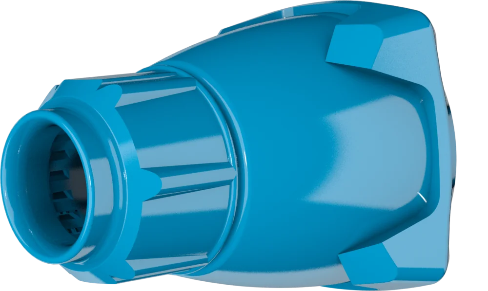 Actieprijs Marechal - 511P0D18 - Handgreep Poly Blauw Size.1 +Kabel Wartel 9-18mm - 83400644