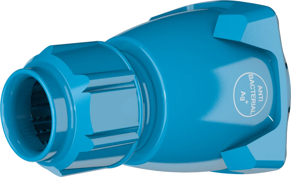 Finale Uitverkoop Marechal - 513P0D30AG - Handgreep Poly Blauw Size.3 Antibacterieel +Kabel Wartel 10-30mm - 83404037