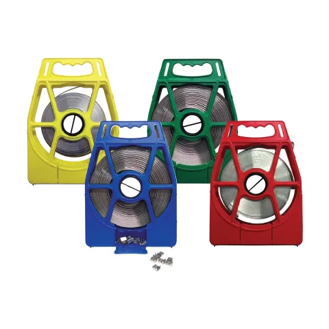 Tijdelijk Beschikbaar BAND-IT - C923Y9UK - 3/8" 304 SS BAND GEEL TOTE 9,6mm - Rol 30,5m - 61030957