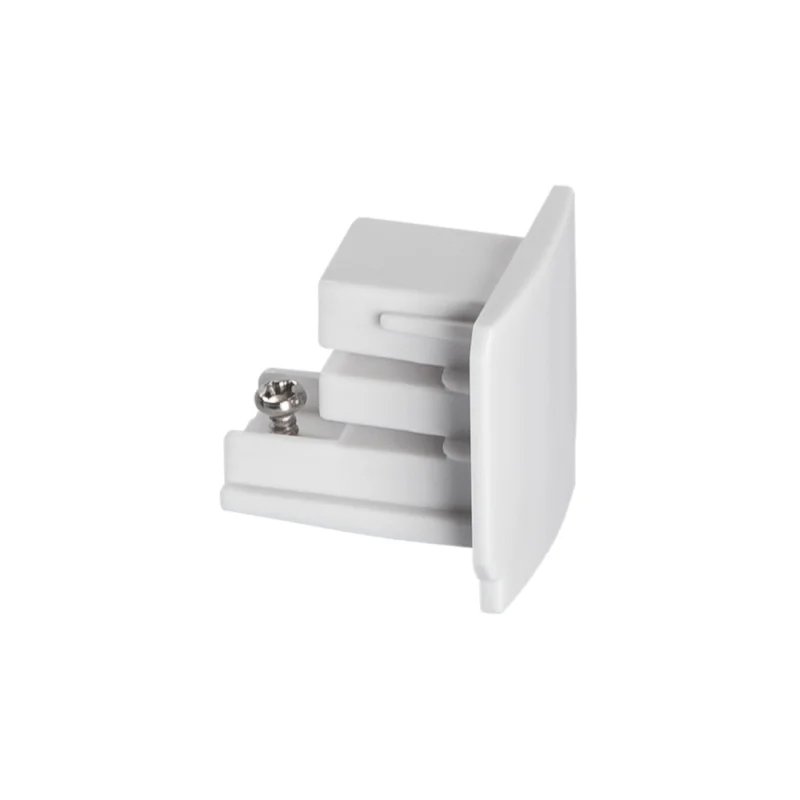 Populair Prolumia 3-Fase rail, eindkap, wit